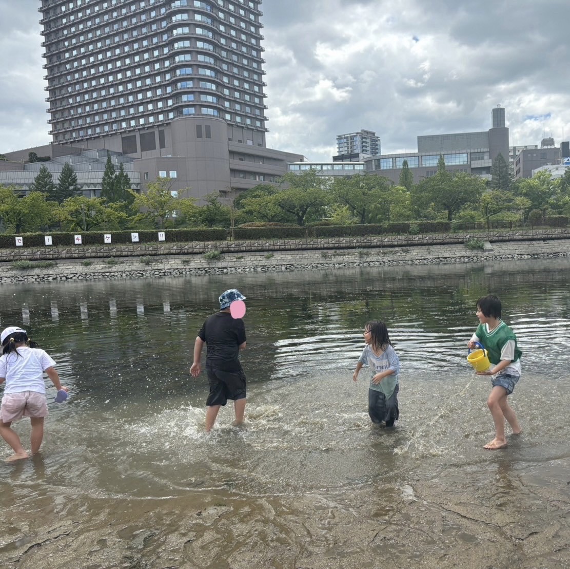 大阪市浪速区の放課後等デイサービスオハナピース大阪日本橋の桜の宮公園、大阪ふれあいの水辺へおでかけ